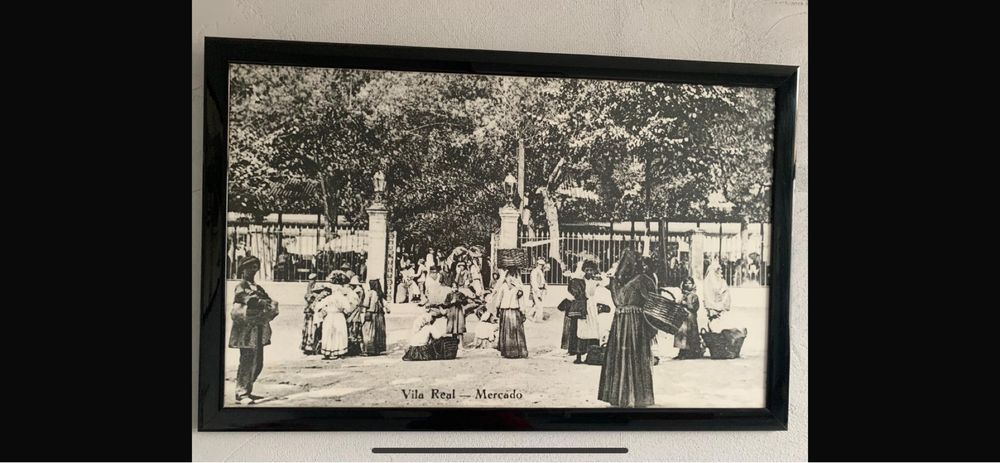 Quadro/fotografia mercado Vila Real
