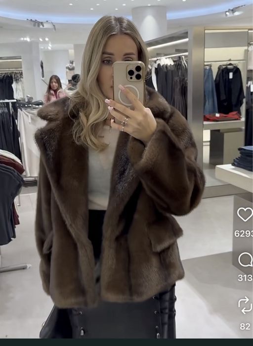 Zara S шуба колекція 2025 року S розмір