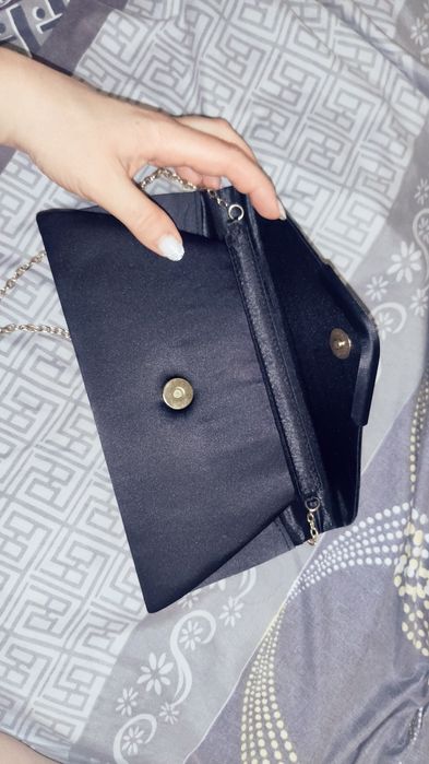 Клатч тёмно-синий на подарок