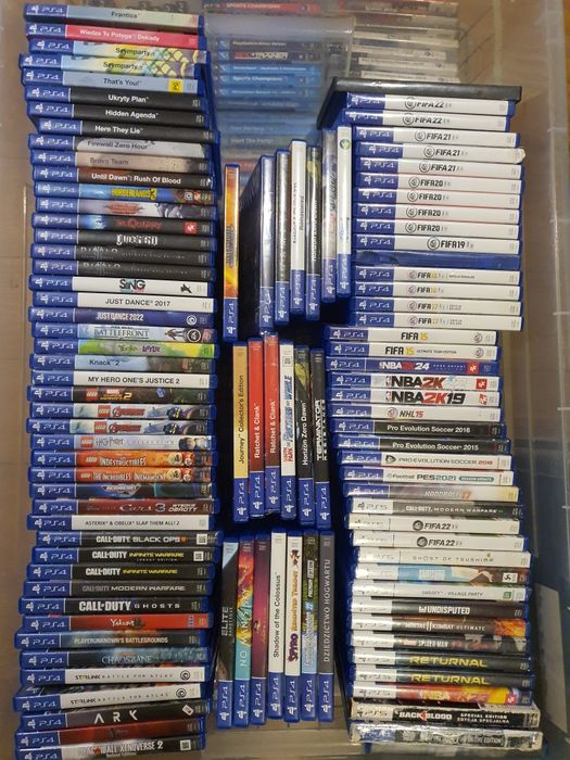 Gry Ps3 Ps4 slim Pro Ps5 hity dla dzieci Lego minecraft fifa 18+ Różne