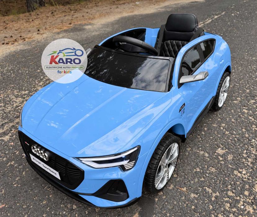 Audi E-Tron Sportback Auto Dla Dzieci 4x4 Na Akumulator Radio FM Full LED