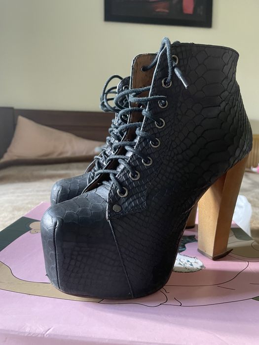 Оригинальные кожаные ботильоны jeffrey campbell, р. 37