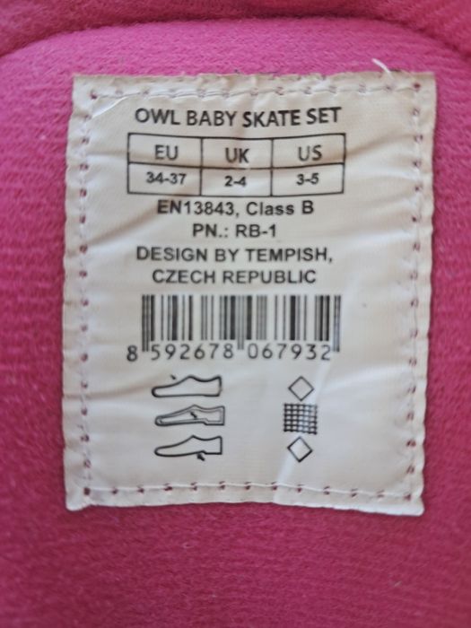 Розсувні ролики Tempish,34-37 повна комплектація б/у