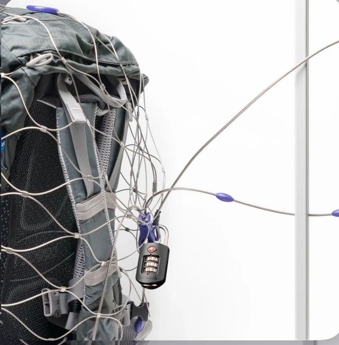 Proteção antirroubo Pacsafe® de 55L para mochilas e malas