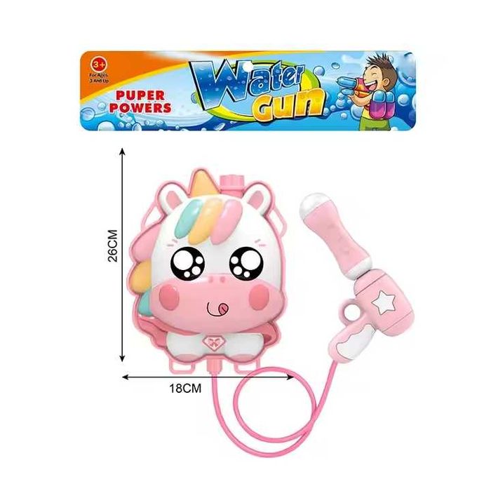 Водяний дитячий пістолет бластер з наплічним рюкзаком балоном 2л