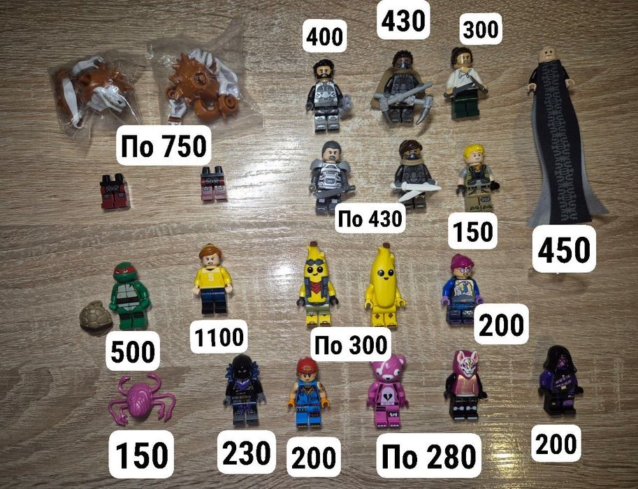 Лего мініфігурки lego ninja turtles dune fortnite