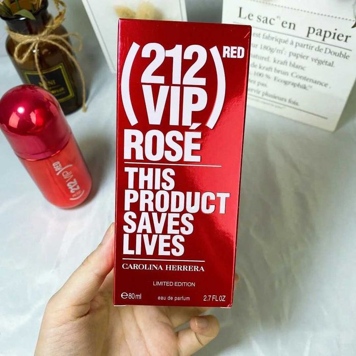 Carolina Helena 212 VIP red rose perfumy 80ML
