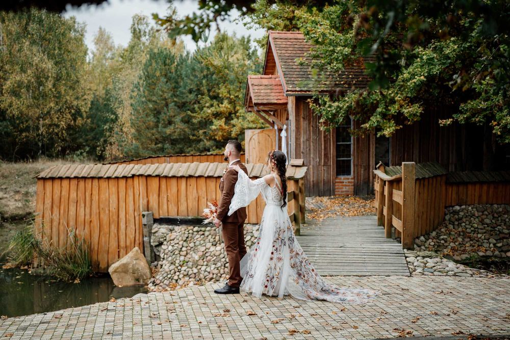 Suknia ślubna w stylu BOHO 3w1