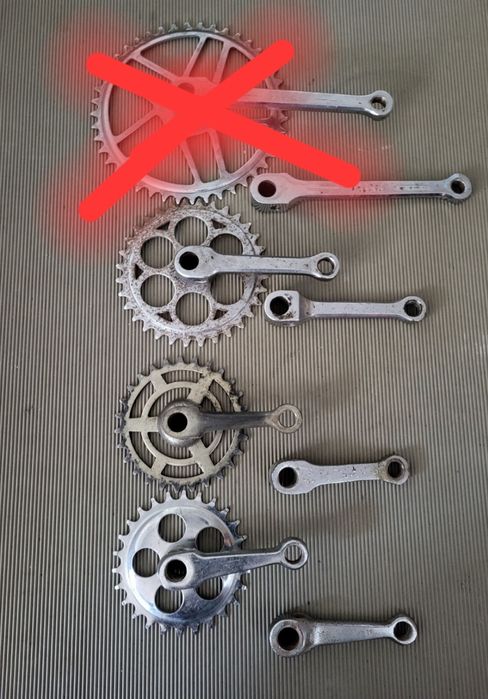 Pedaleiras diversas para bicicletas antigas