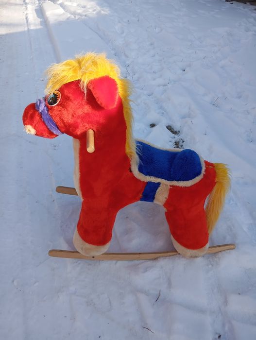 Велосипед дівчачий, коник-качалка