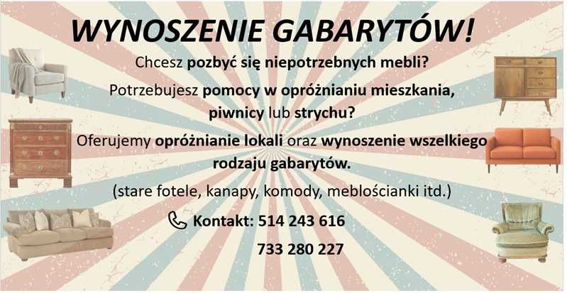 Wynosimy stare meble, i wiele więcej – szybko i tanio