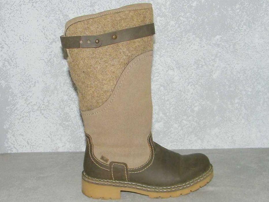 RIEKER RiekerTex - Kozaki Skóra - rozm. 36 - JAK NÓWKI !!!