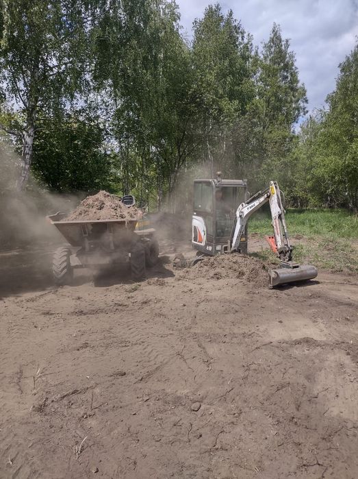 Usługi minikoparką