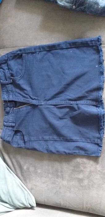 Spodnica reserved 158 granat jeans