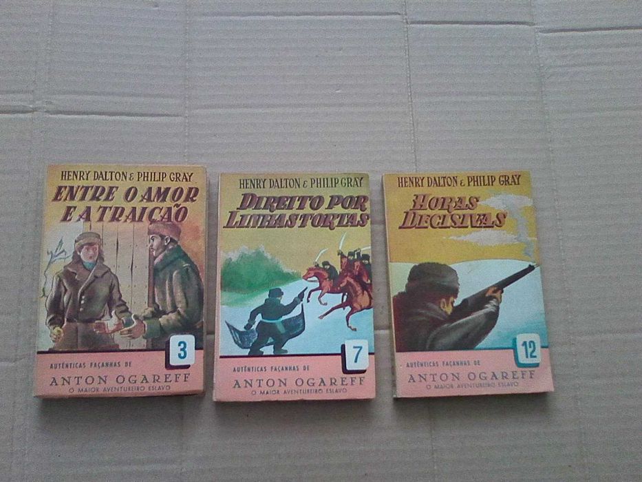 Aventuras de Anton Ogareff - conjunto 3v.