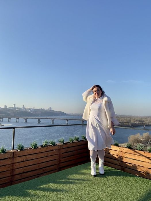 Платье белое ( вечернее , свадебное) Vovk