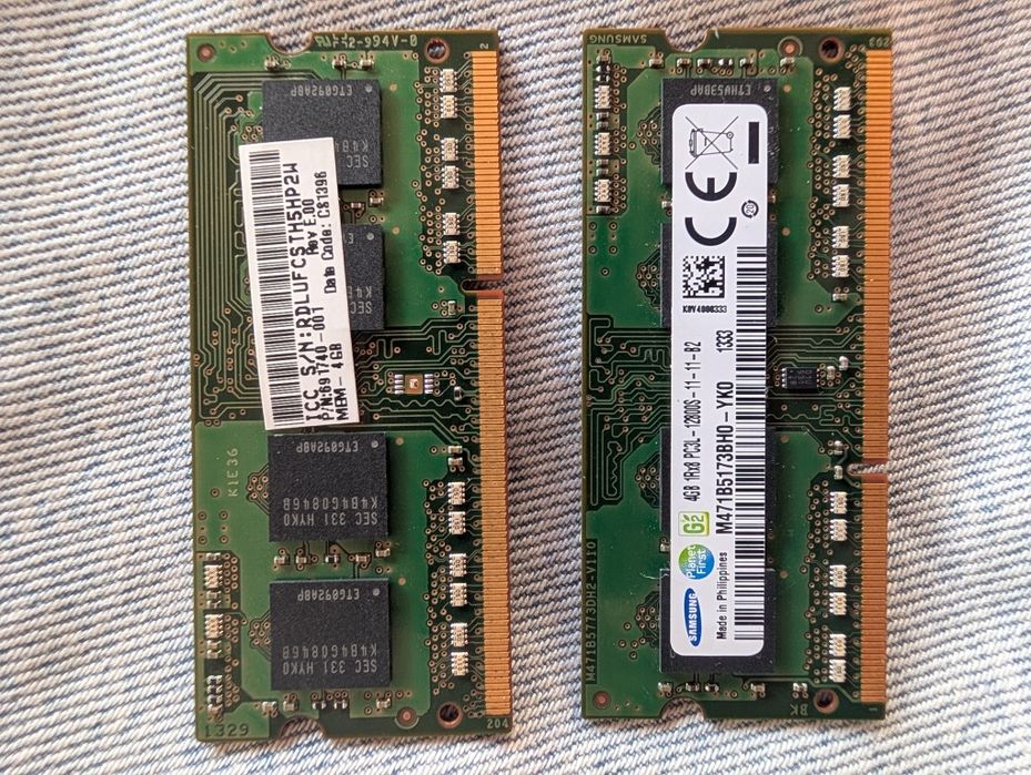 Memoria Ram Portatil Samsung 2x4gb = 8gb ddr3...