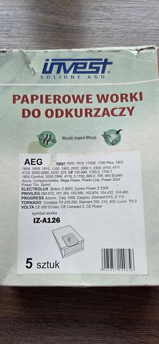 Worki do odkurzacza