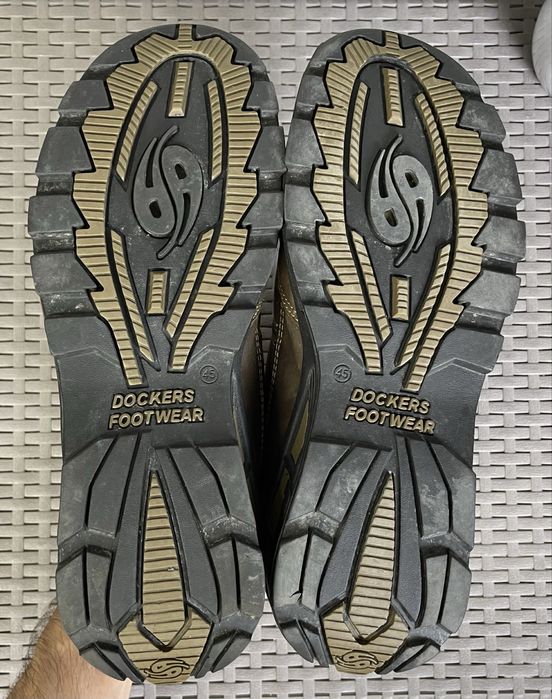 Dockers Footwear ботинки 45 размер кожаные трекинговые коричневые