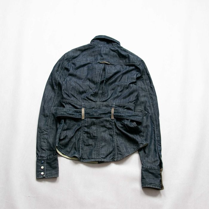 Diesel Militarys style avant garde Denim jacket shirt kurtka koszulowa