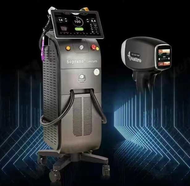 MÁQUINA DEPILAÇÃO LASER C/ 2 MANÍPULOS