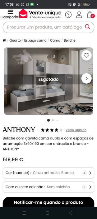 Beliche camas de criança