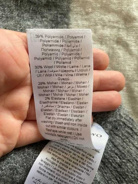 Sweter Part Two wełna moher winter fashion pastel