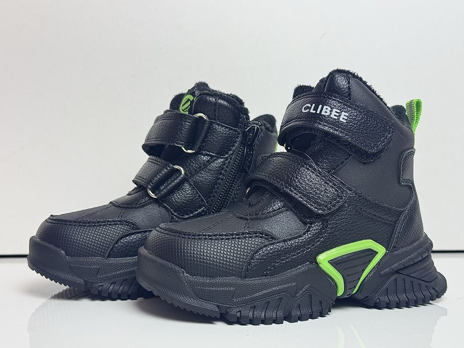 Нові Зимові черевики/чоботи на хутрі для хлопчика Clibee 22 р 15 см