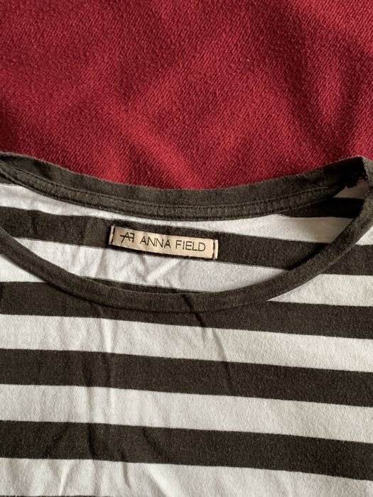Koszulka t-shirt w paski krótki rękaw S