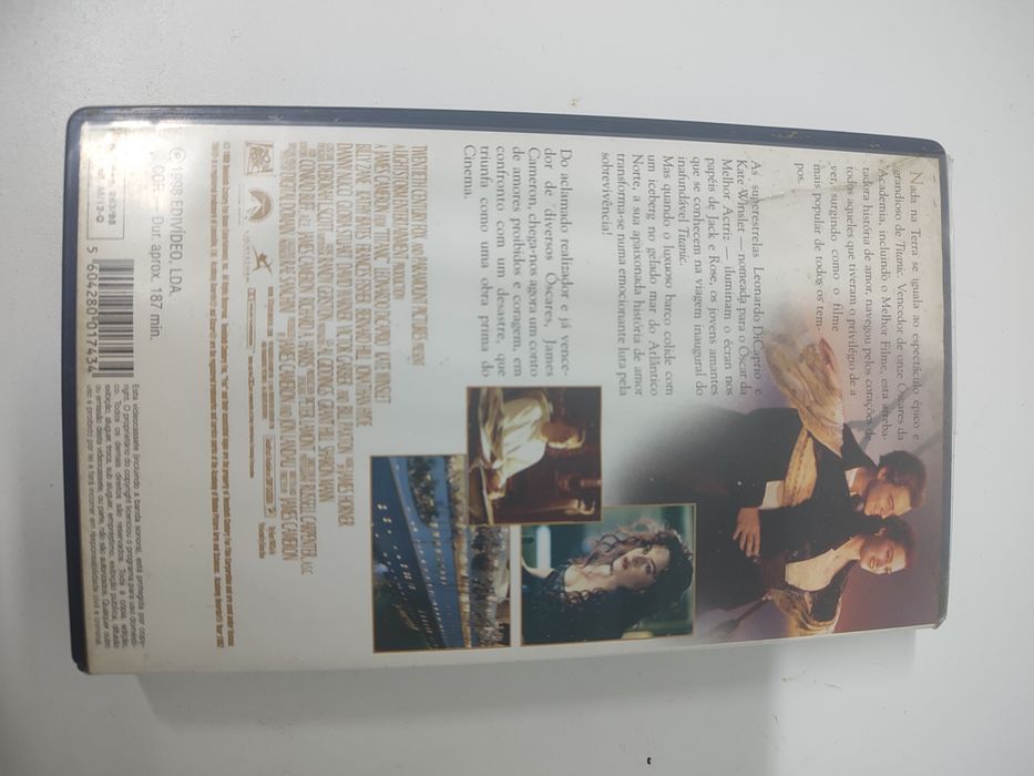 Cassete VHS Titanic