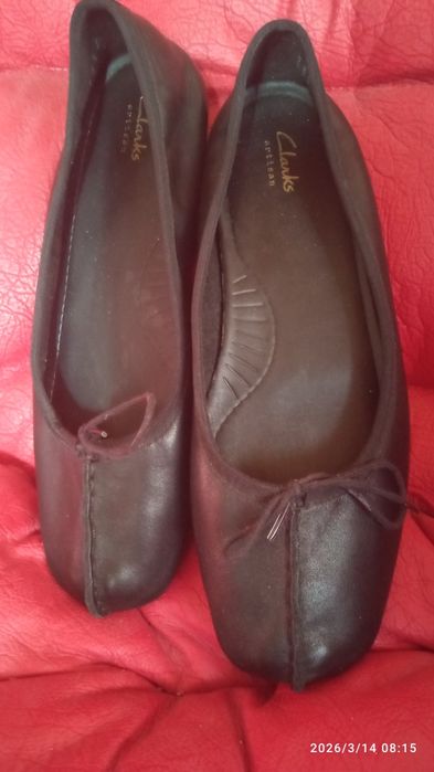 Шкіряні балетки Clarks 41 р 26, 5 см устілка