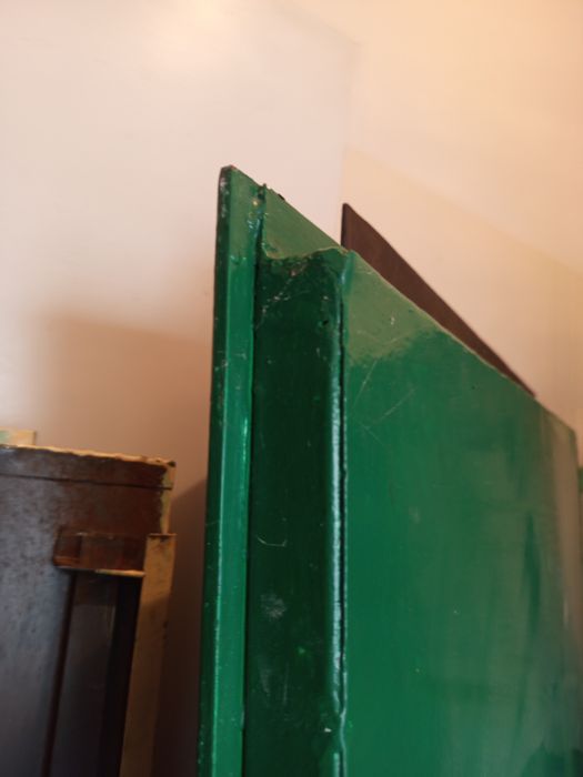 Drzwi skrzydło stalowe, metalowe, blaszane.