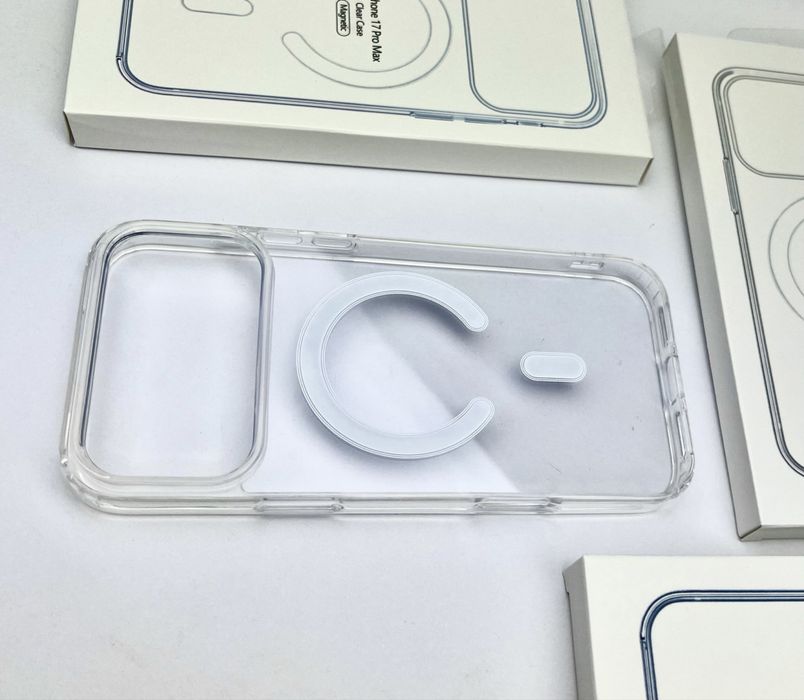 Всі моделі! Чохол Clear Case with MagSafe для iPhone 17 17 pro 17 pro max та інші / Прозорий чохол з Магсейф на Айфон / Чехол для телефона iPhone