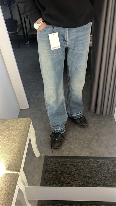 New Original ! Чоловічі джинси BERSHKA FLARED Кльош