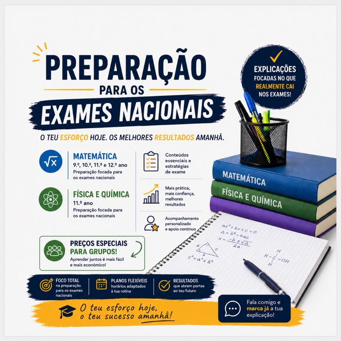 Explicações - Preparação p/ Exames Nacionais