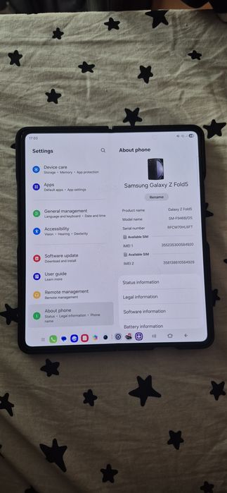 Samsung Z fold 5 512giga 5G desbq