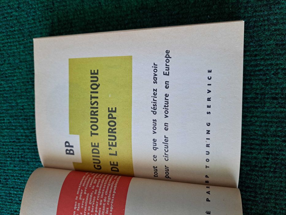 Guide Touristique de l'Europe - BP