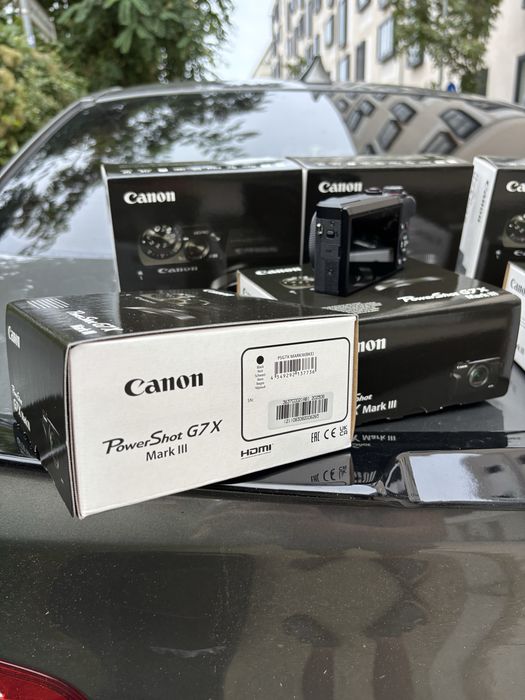 ЗНИЖКА! Камера Canon PowerShot G7 X Mark III Чорна/Срібна НОВІ