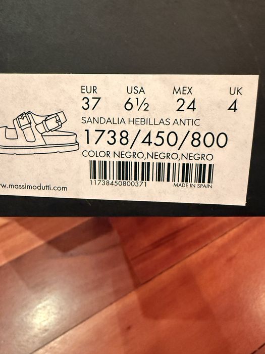 Продам сандали женские Massimo Dutti, обувала немного