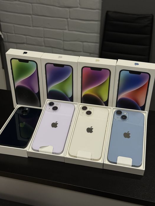 New open iphone 14 128gb blue, starlight, purple, black