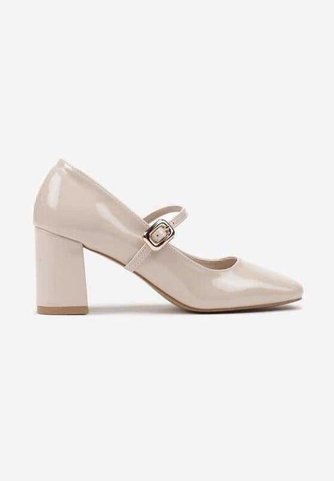 Nowe eleganckie buty, nude, beżowe m, rozm. 37