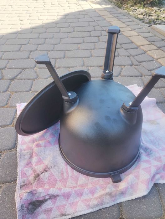 Kociołek żeliwny 10l myśliwski na ognisko grill
