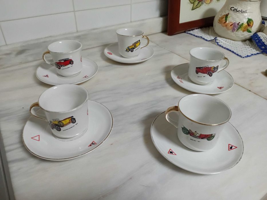 Chavenas de Cha de coleção