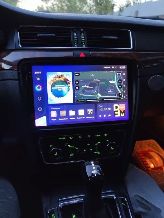 Rádio Skoda Superb 2 Android 14 com GPS (Artigo Novo)