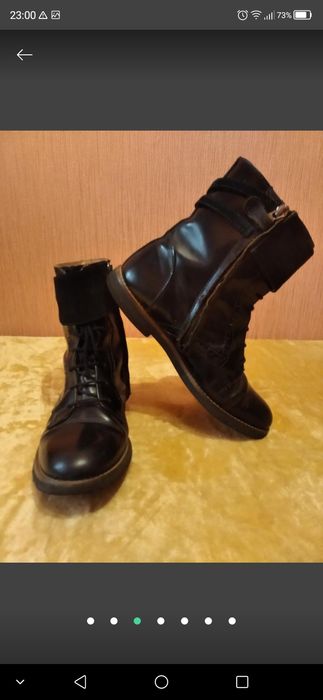 Полусапожки кожа замша Papanatas Испания