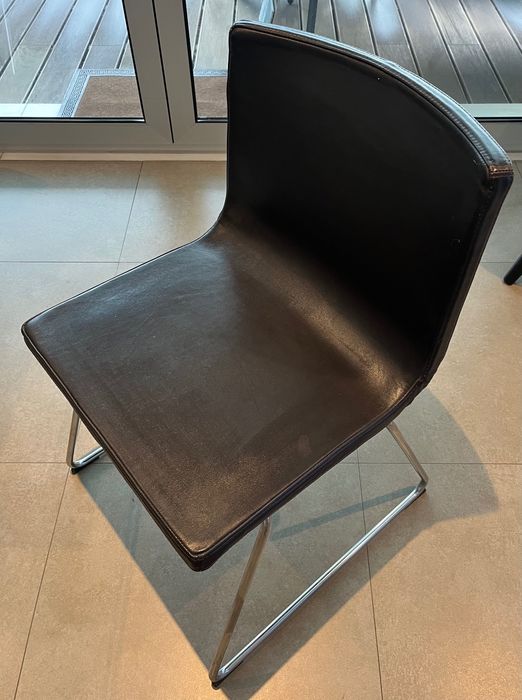 CADEIRAS Couro de jantar IKEA