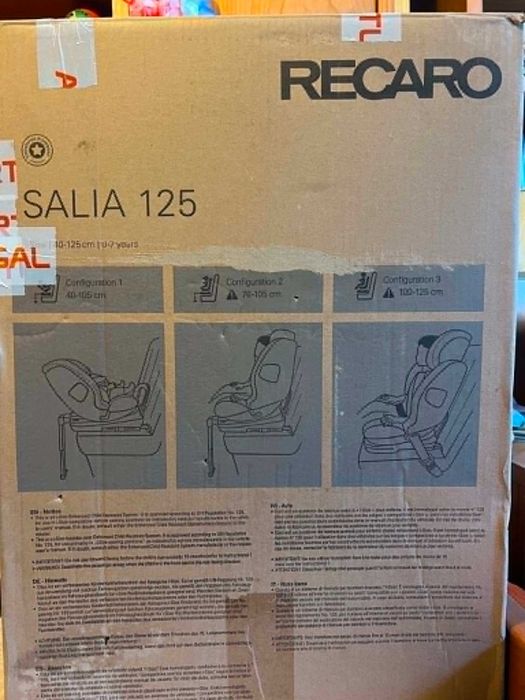Cadeira auto Chico Recaro Salia 125 nova