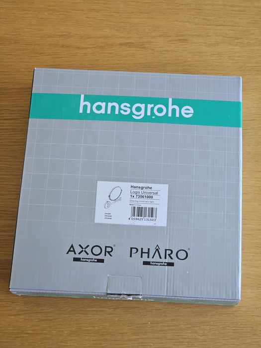 HANSGROHE Logis Universal Lusterko kosmetyczne na ramieniu z uchwytem