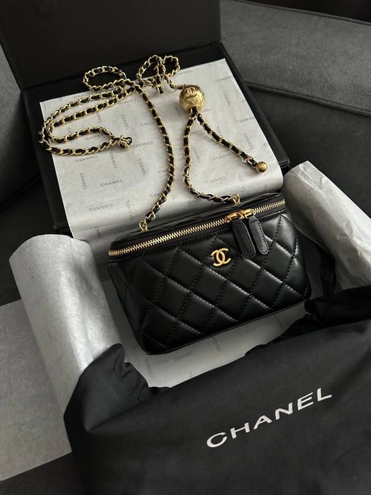 Шкіряна сумка chanel бочонок, шанель