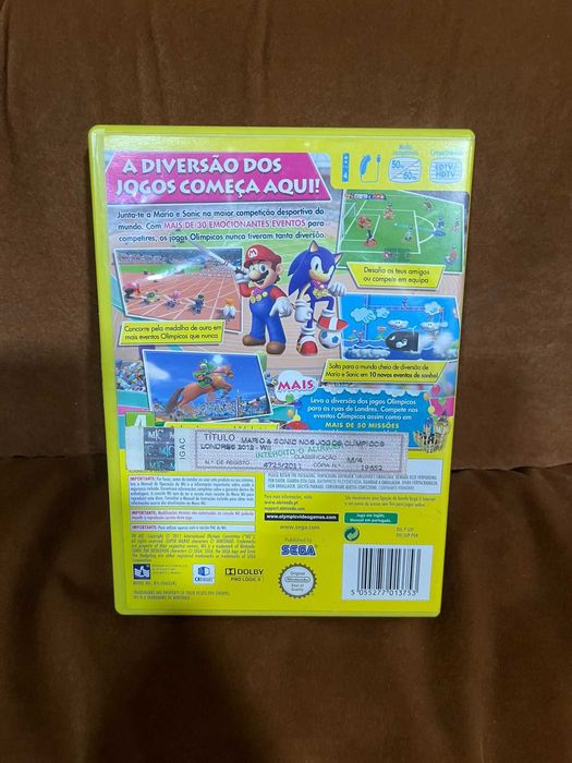 Jogo Wii Mario & Sonic nos Jogos Olímpicos de Londres 2012